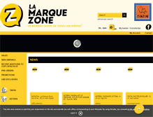 Tablet Screenshot of lamarquezone.fr